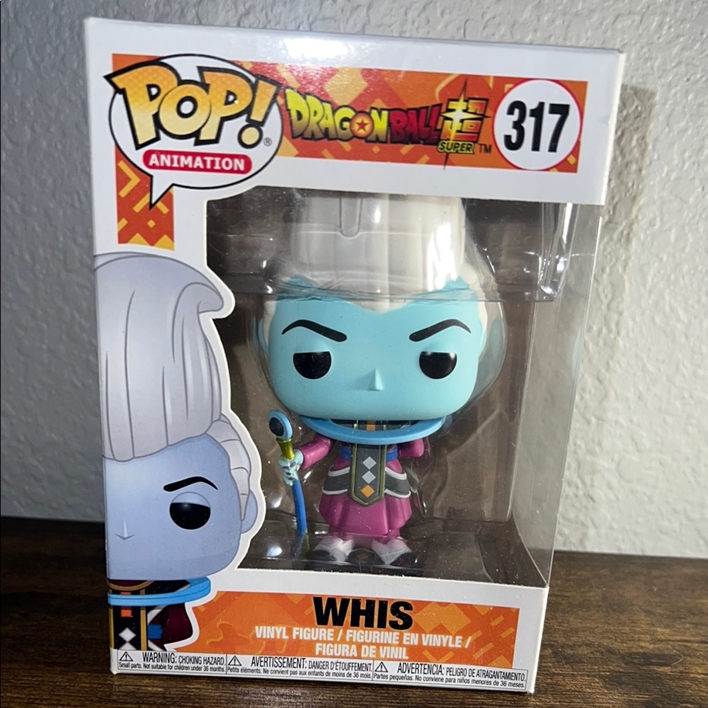 Funko Pop! Dragon Ball Super Whis Figure - Blue and Purple